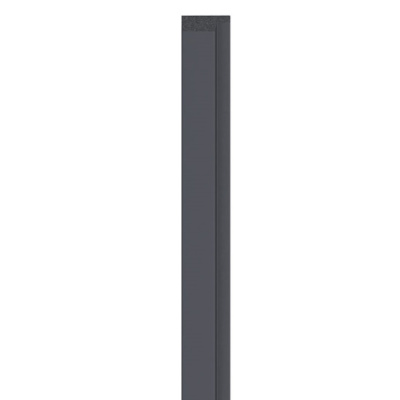 Рейка левая для стеновой панели Linerio M-LINE Anthracite (антрацит)